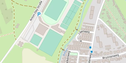 Tennisverein auf Satellitenbild