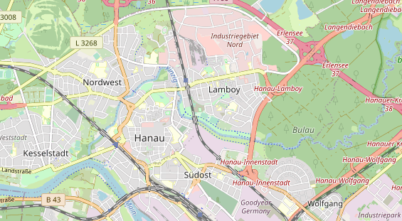 Tennisverein auf Karte