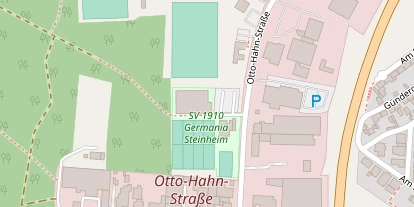 Tennisverein auf Satellitenbild