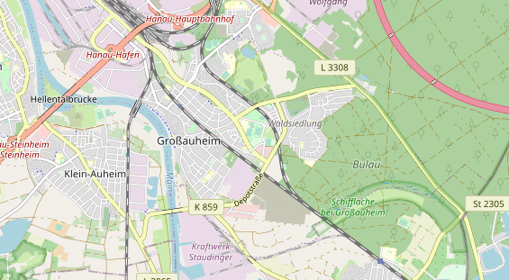 Tennisverein auf Karte