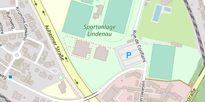 Tennisverein auf Satellitenbild