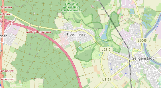 Tennisverein auf Karte