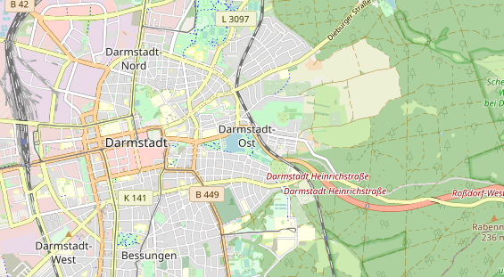 Tennisverein auf Karte