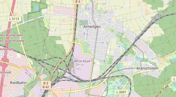 Tennisverein auf Karte