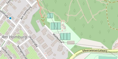 Tennisverein auf Satellitenbild