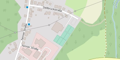 Tennisverein auf Satellitenbild