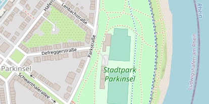 Tennisverein auf Satellitenbild