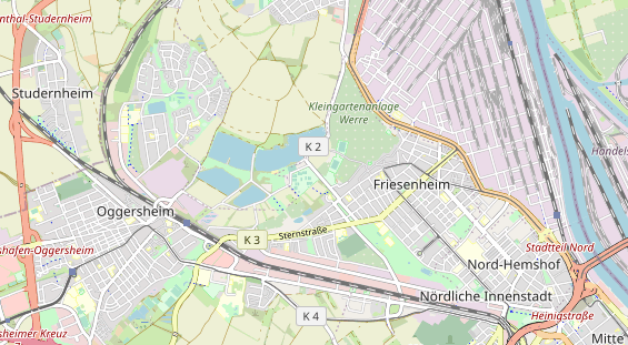 Tennisverein auf Karte