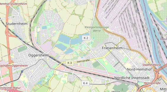 Tennisverein auf Karte