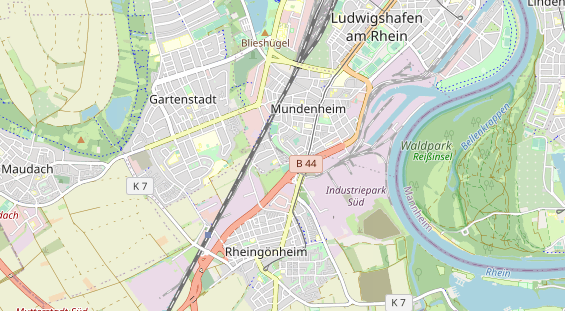 Tennisverein auf Karte