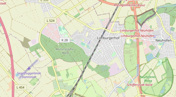 Tennisverein auf Karte