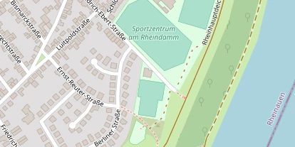 Tennisverein auf Satellitenbild