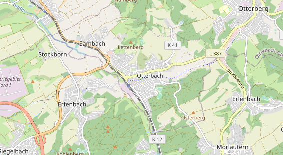 Tennisverein auf Karte