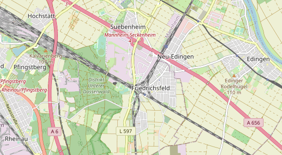 Tennisverein auf Karte