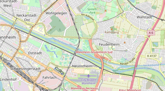 Tennisverein auf Karte
