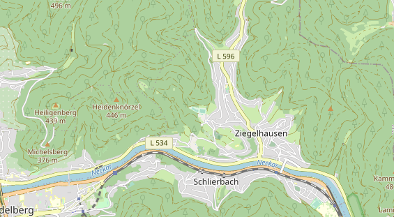 Tennisverein auf Karte