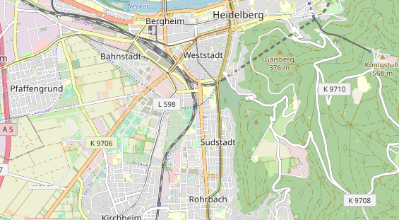 Tennisverein auf Karte