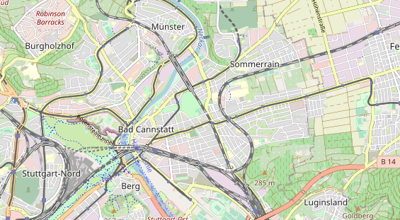 Tennisverein auf Karte