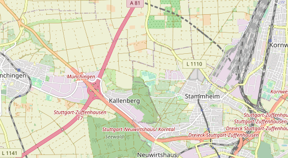 Tennisverein auf Karte