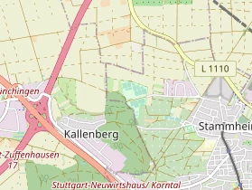 Tennisverein auf Karte