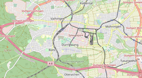 Tennisverein auf Karte