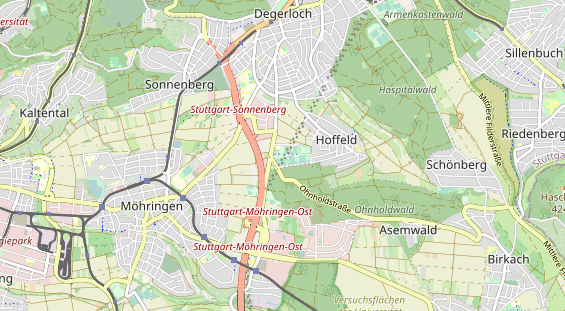 Tennisverein auf Karte