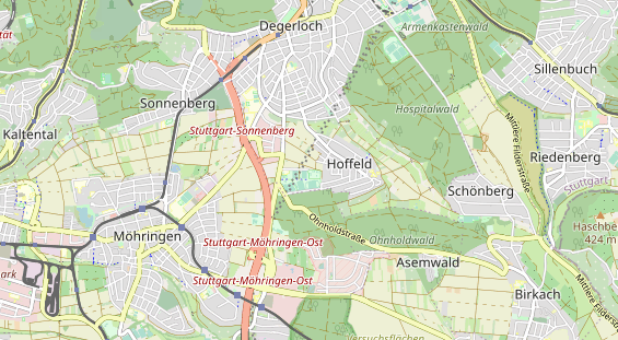 Tennisverein auf Karte