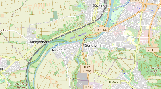 Tennisverein auf Karte