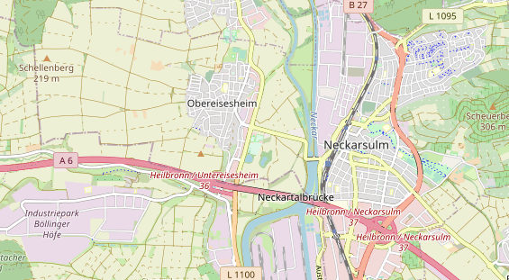 Tennisverein auf Karte