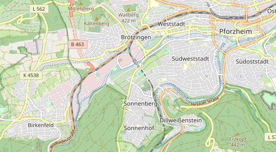 Tennisverein auf Karte