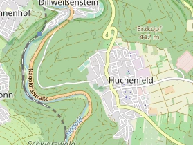 Tennisverein auf Karte