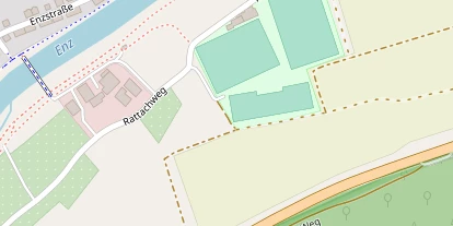 Tennisverein auf Satellitenbild