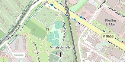 Tennisverein auf Satellitenbild