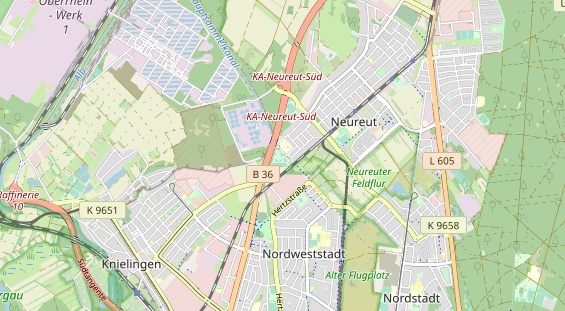 Tennisverein auf Karte