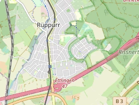 Tennisverein auf Karte