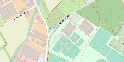 Tennisverein auf Satellitenbild