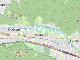 Tennisverein auf Karte