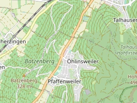 Tennisverein auf Karte