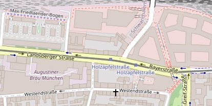 Tennisverein auf Satellitenbild