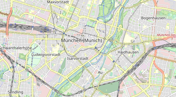 Tennisverein auf Karte