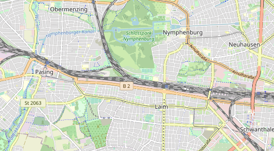 Tennisverein auf Karte