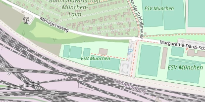 Tennisverein auf Satellitenbild