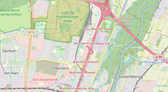 Tennisverein auf Karte