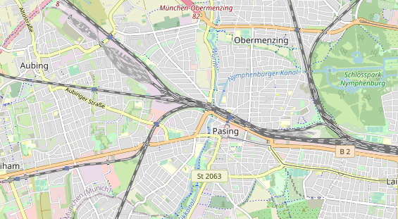 Tennisverein auf Karte