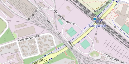Tennisverein auf Satellitenbild