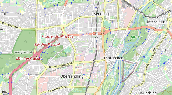 Tennisverein auf Karte