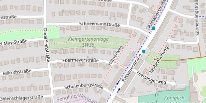 Tennisverein auf Satellitenbild