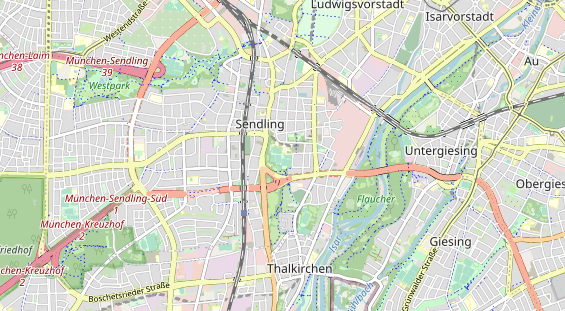 Tennisverein auf Karte