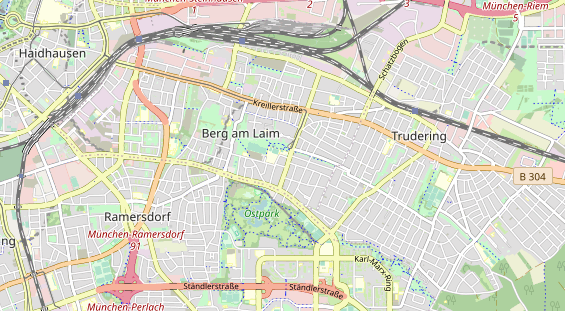 Tennisverein auf Karte