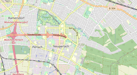 Tennisverein auf Karte